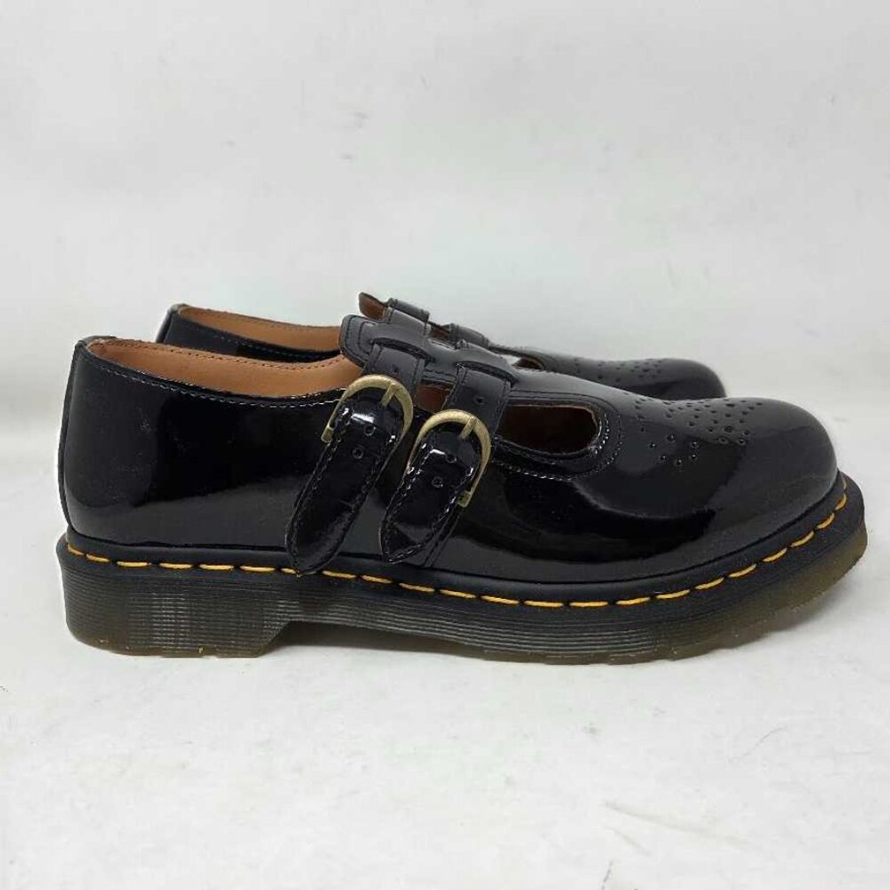 New women's US 10 EU 42 Dr. Martens 8065 Mary Jane black patent leather shoes - Picture 4 of 12